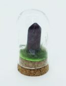 Point Amethyst in Glass