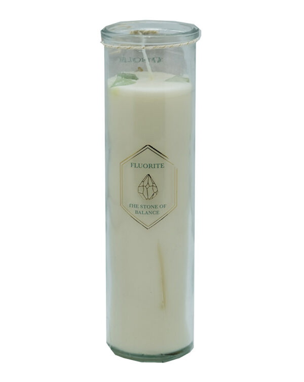 Candle Tube Green Fluorite
