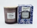 Candle W/Crystal Lavender 120g