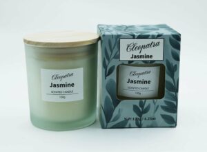 Candle W/Crystal Jasmine 120g