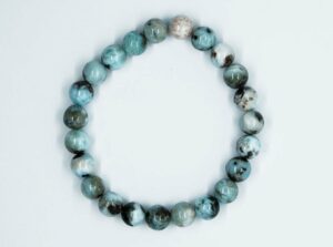 Bracelet 8mm Bead Larimar