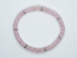 Bracelet Disc Rose Quartz