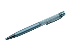 Pen With Chip Rose Quartz