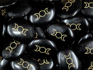 Palmstone 3 Moon Obsidian 3.3X4.3cm
