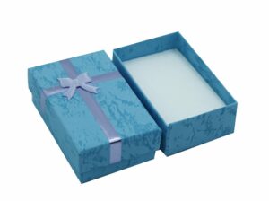 Box Ribbon Purple 5X8cm 24pcs