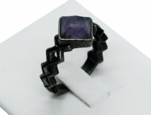 Ring Rombus Amethyst