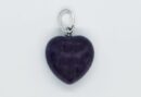 Pendant Heart Amethyst 15mm