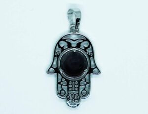 Pendant Fatima Hand Amethyst