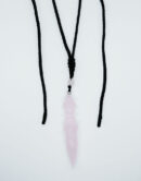 Necklace Wand Rose Quartz