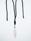 Necklace Wand Rose Quartz