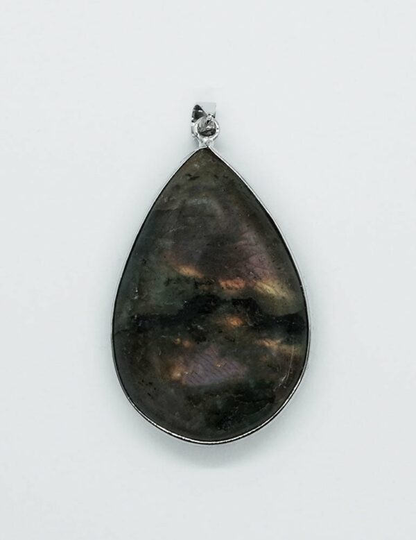 Pendant Irregular Caged Labradorite