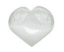 Selenite Heart With Wings