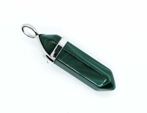 Pendant Fixed Wand Real Malachite