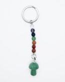 Keyring Mushroom Aventurine Chakra