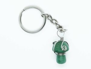 Keyring Mushroom Aventurine