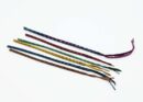 Bracelet Leather Plaited Round. 6PCS