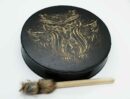 Shamanic Drum Owl 25cm