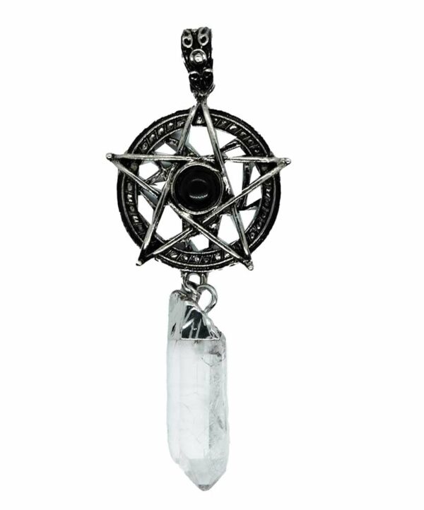 Pendant Penta Obsidian Wand