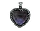 Pendant Heart Amethyst