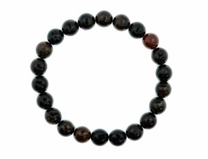 Bracelet 8mm Hessonite Garnet