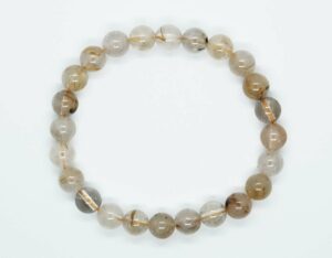 Bracelet 8mm Rutilated Quartz