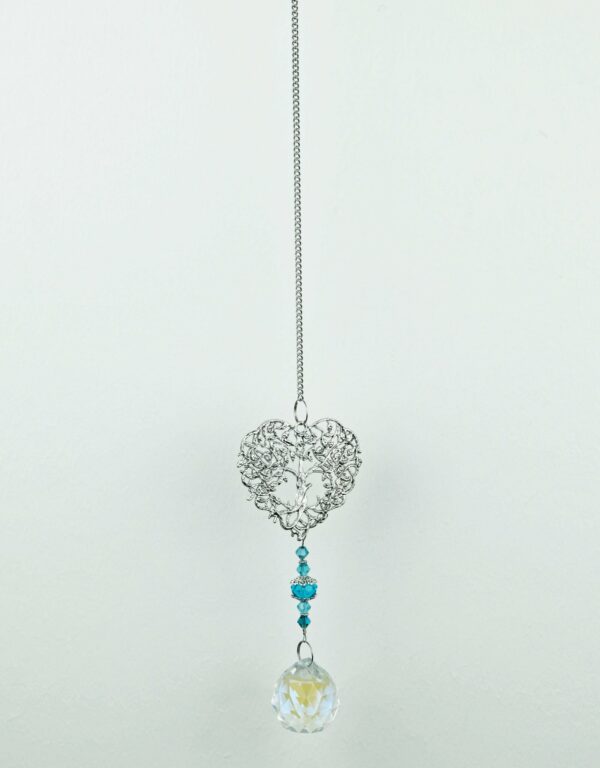 Suncatcher Tree of Life Heart