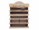Bracelet Set Leather Brown