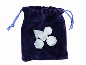 Crystal Set Platonic Clear Qz