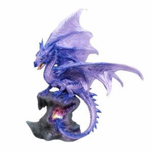 Dragon on Rock Purple