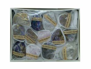 Rough Aura Stone Mix 12pcs