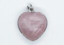 Pendant Heart Caged Rose Qz