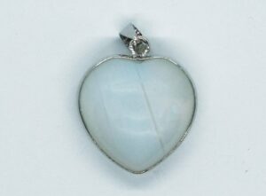 Pendant Heart Caged Opalite