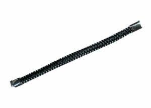 Bracelet Leather Steel Zipper