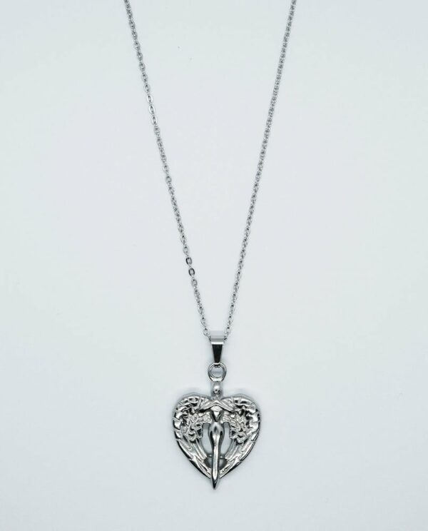 Necklace Stainless Heart Angel
