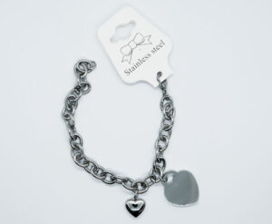 Bracelet Stainless Steel Heart