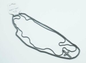 Necklace Stainless Steel Cross