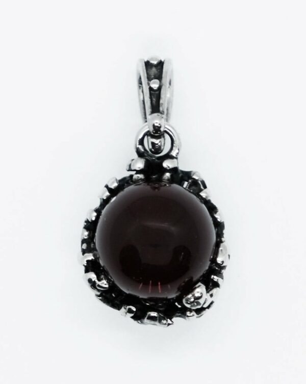Pendant Steel Red Ball