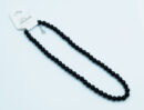 Necklace 8mm Bead Black Obsidian