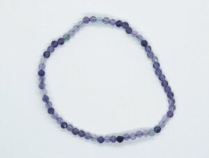 Bracelet 3mm Faceted Fluorite