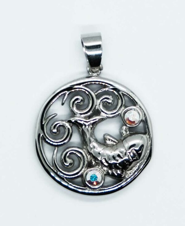 Pendant Steel Prosperity Fish