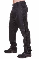 Trousers Eyelets Black size 28