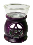 Oil Burner Soapstone Pentagram