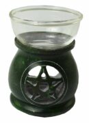 Oil Burner Soapstone Pentagram