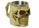 Tankard Ivory Skull Face