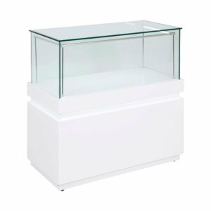 Frameless Display Glass Counter 1000X495X1050mm SLW Code 99066