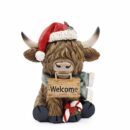 Highland Cows Welcome 14cm