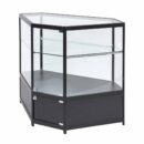 Corner Aluminium Display Glass Counter 850X850X900mm SBT2 Code 99642