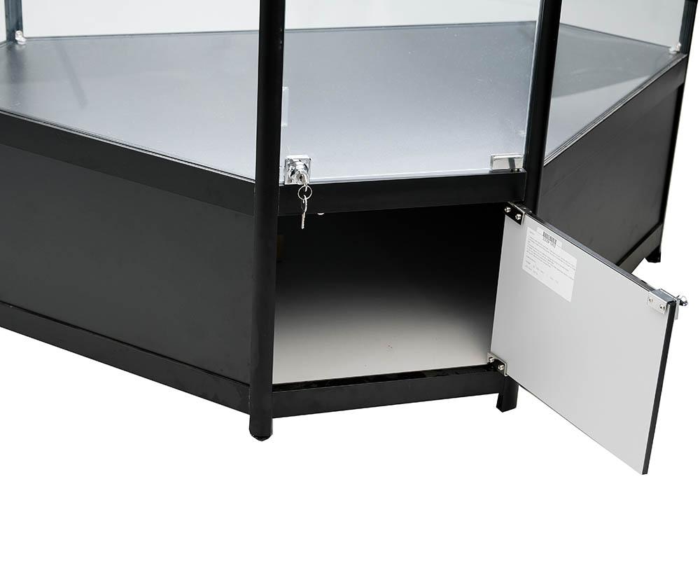 Corner Aluminium Display Glass Counter 850X850X900mm SBT2 Code 99642 - Image 3