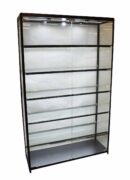 Glass Cabinet 1200X400X1980mm 5 Shelves Led Strip Lighting Code 99782