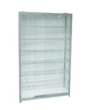 Glass Cabinet 1200X400X1980mm 6 Shelves Led Strip Lighting Code 99930